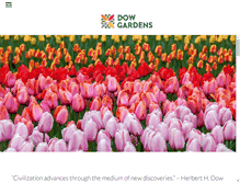 Tablet Screenshot of dowgardens.org